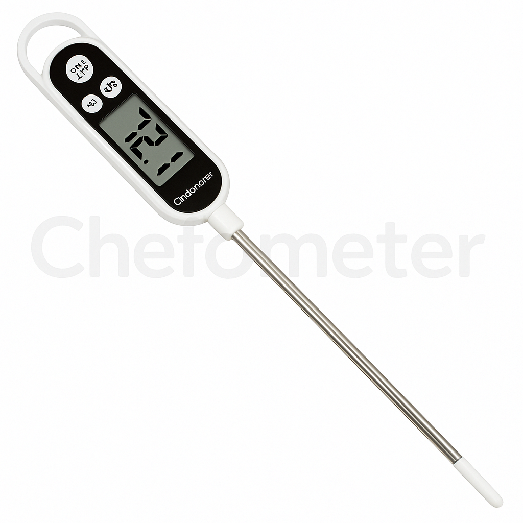 Digital Kitchen Food Thermometer – Water, Oil, Meat, BBQ, Oven, and Cooking Probe Tool